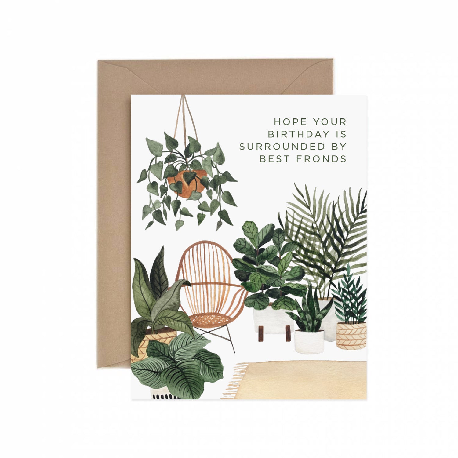 Pflanzen Geburtstagskarte