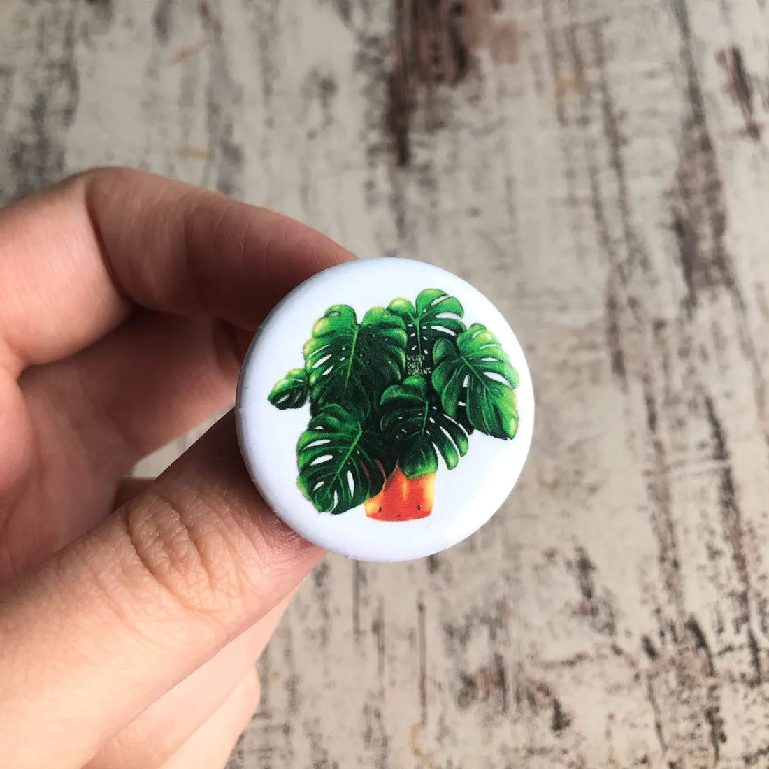 Pflanzen Button