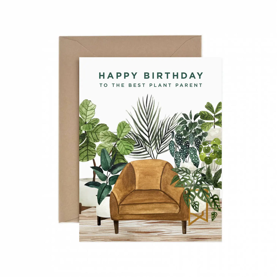Happy Birthday Best Plant Grußkarte