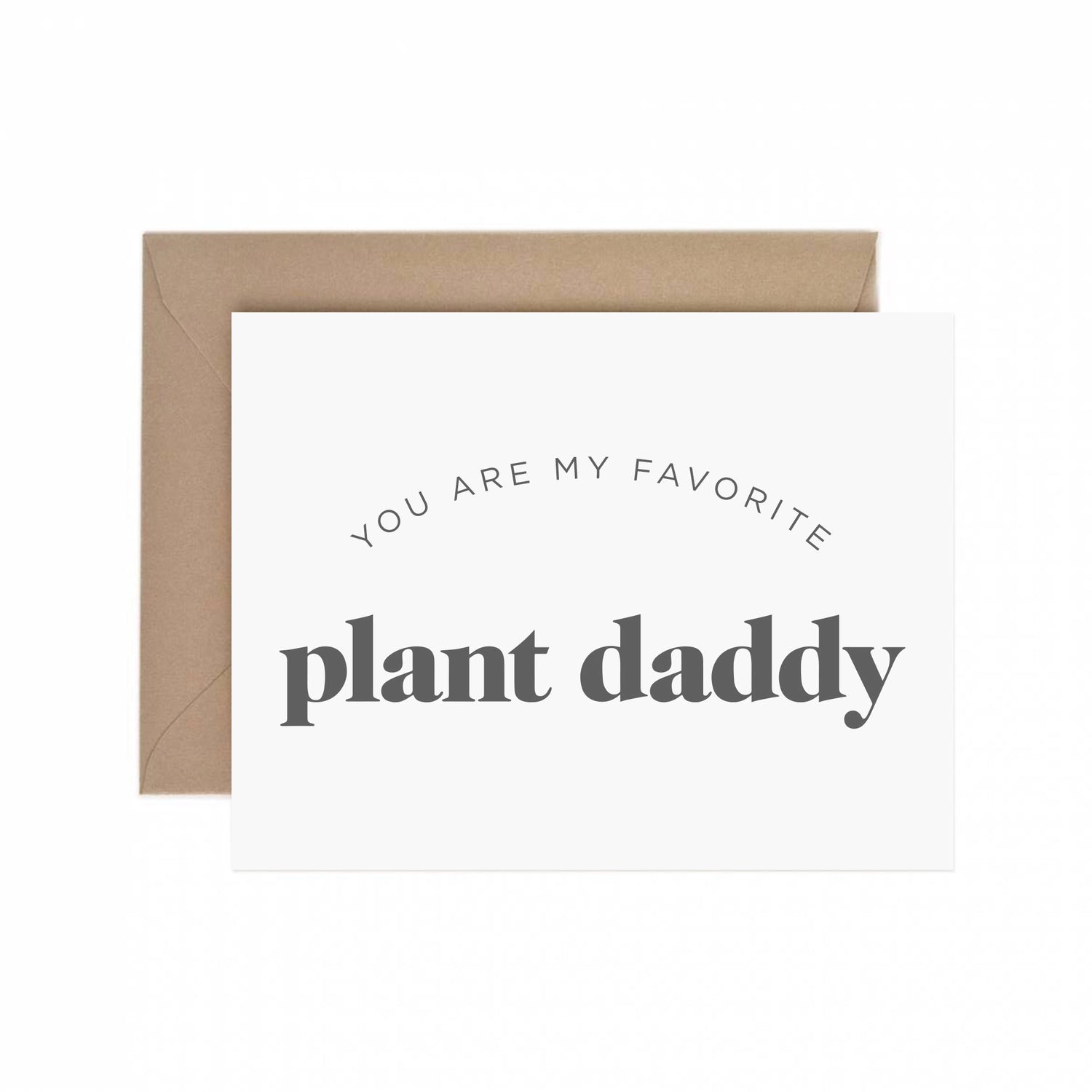 Plant Daddy Grußkarte