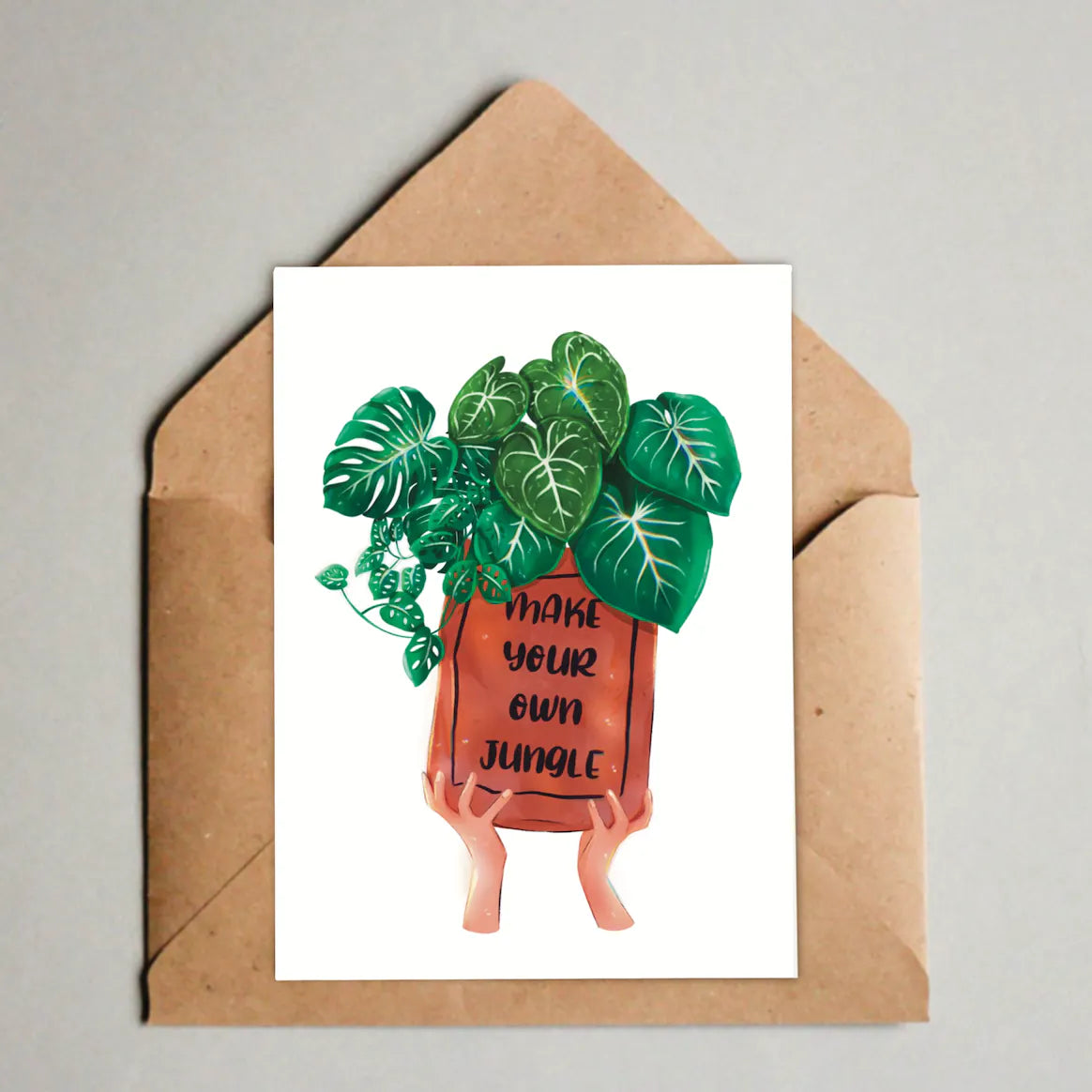 Postkarte - Make your own jungle